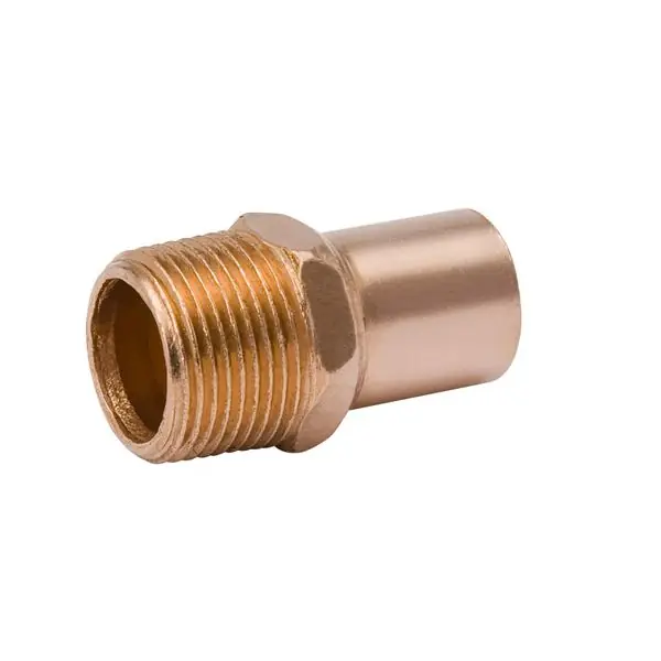 Mueller Streamline w01479 Wrot Copper Adapter Fitting Ftg X Mpt 1-1/2 Inches