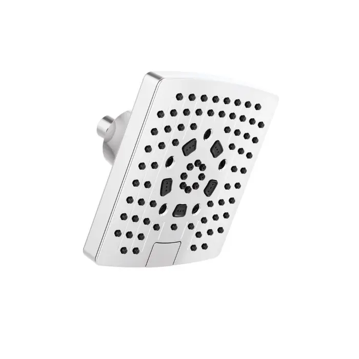 Delta Faucet 87406-pc Essential 1.75 Gpm H2okinetic Square Multifunction Showerhead Polished Chrome