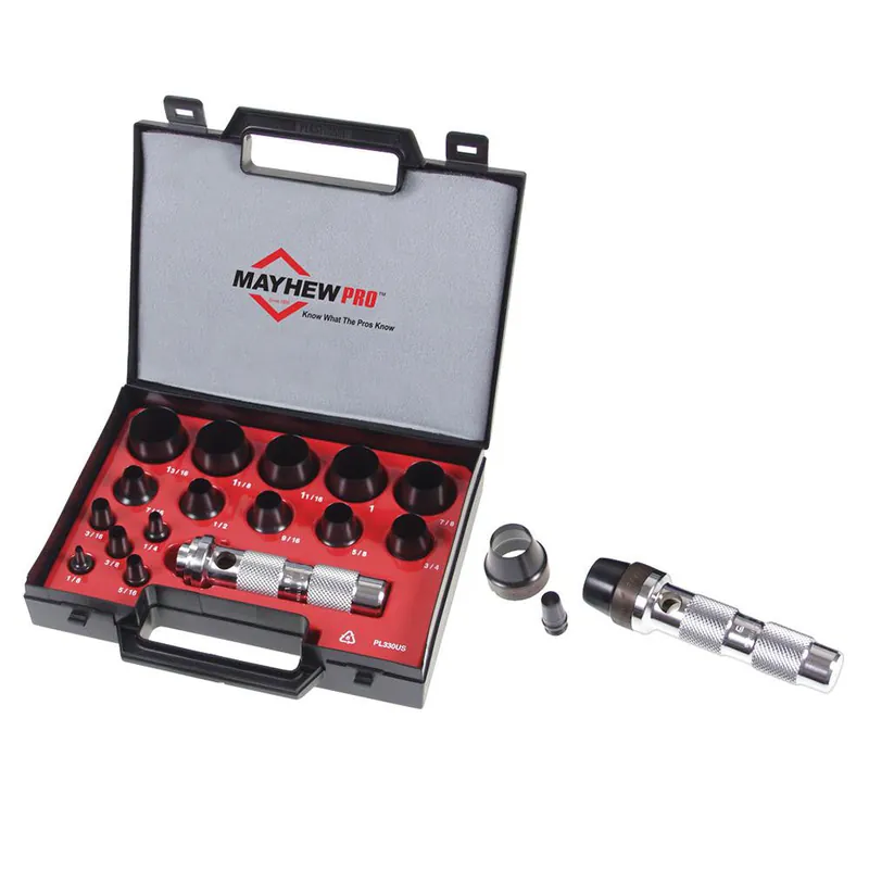 Mayhew 66000 Hollow Punch Set 16 Piece