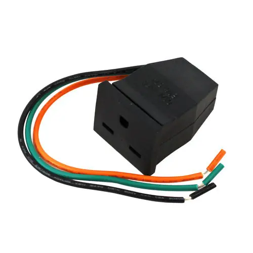 Dial 7590 Pigtail Pump Receptacle 230V 10 Inch Lead 18 Gauge Spt 3-wire P2-908 Style