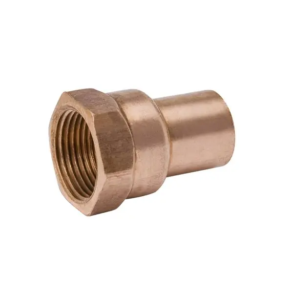 Mueller Streamline w01571 Copper Adapter Fitting Ftg X Fpt 1-1/4 Inches