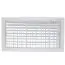 Hart Cooley 821-20x10 White Steel Commercial Supply Register 20x10 Inch Wall Opening 821 Series