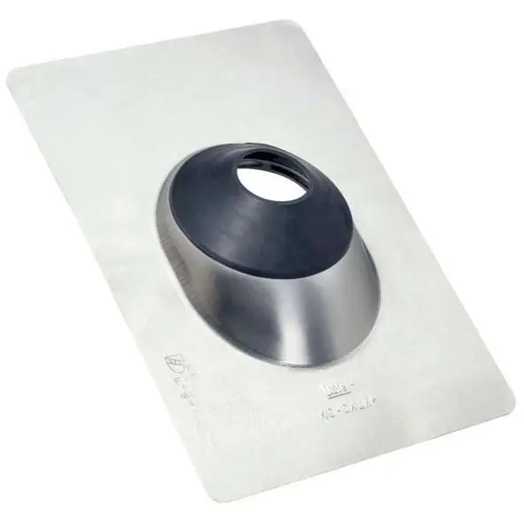 Oatey 12404 No-calk Roof Flashing Copper Base 3 to 4 Inches Pipe