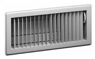 Hart Cooley 411-2x12 Delux Floor Register 2x12 Inches Golden Sand Steel