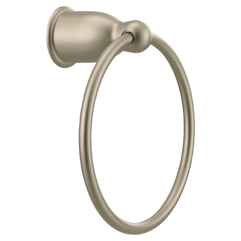 Moen yb8086sn Mason Towel Ring Spot Resist Brushed Nickel