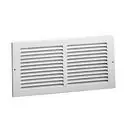 Hart Cooley 672-18x10 672 Series Residential Return Grille 18 X 10 Inches White Steel