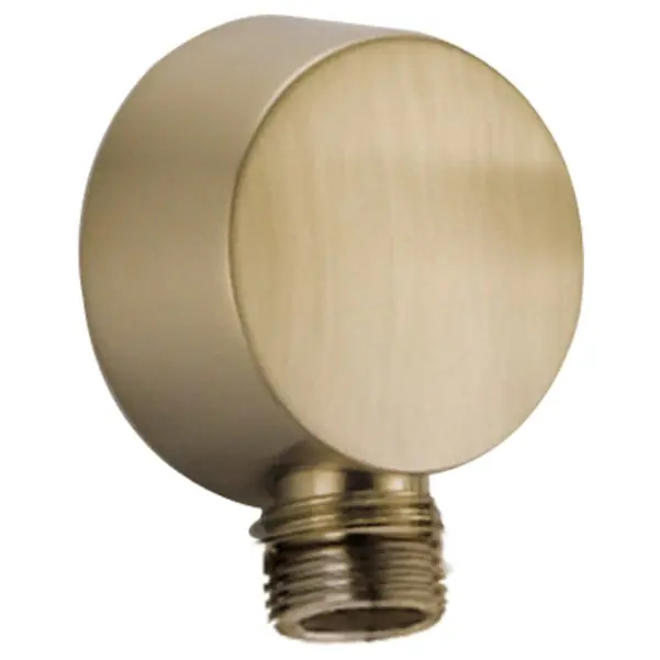 Delta Faucet rp70614gl Wall Elbow Essential Handshower with Gasket Brilliance Luxe Gold Brass 2 Inches