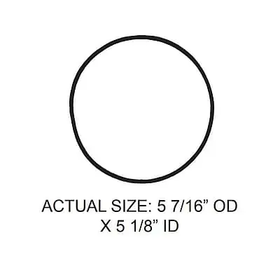Strainer Screen and Cylinder b-51 Pump Body Gasket 5-1/8 Inch X 5-7/16 Inch for PD35 PD37 P57410 PWH1-554
