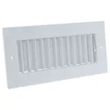 Hart Cooley 821-20x8 Supply Register 20x8 White Steel Vertical Adjustable Face Bar