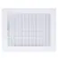 Hart Cooley 821-10x8 White Steel Commercial Supply Register 10 Inches X 8 Inches 821 Series