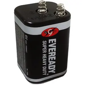 Mars 79406 Eveready 6 Volt General Purpose Lantern Battery