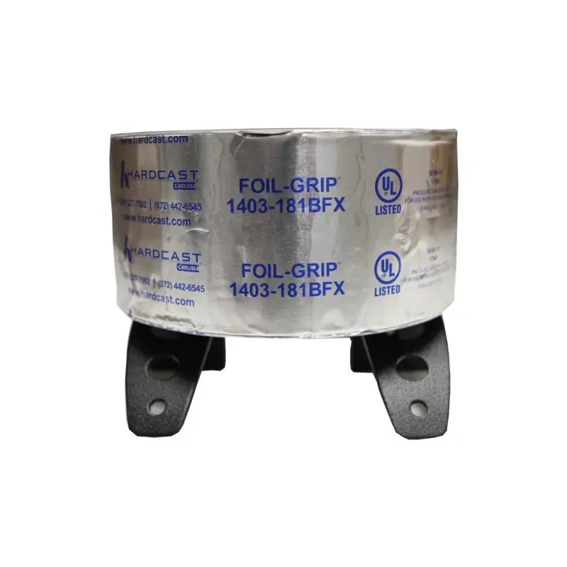 Hardcast 309781 Foil-grip 1403-181BFX Silver Foil Rolled Duct Sealant Tape 2 Inches X 100 Feet