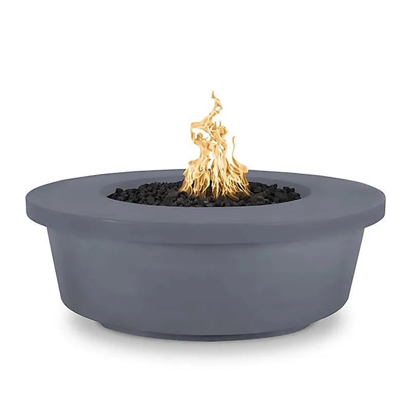 Outdoor Plus Opt-Tem48Ekit-Ngy-Ng Tempe Concrete Gas Fire Pit 48 inch