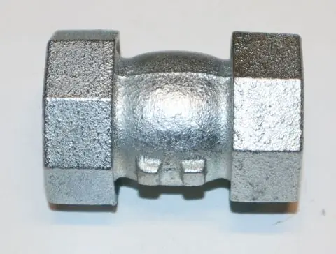Wal-rich 2560002 1/2 Inch Short Galvanized Steel Dresser Coupling Compression Fitting