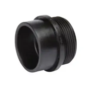 Mueller Industries ABSADAPTSPMIP112 Dwv Male Adapter 1-1/2 Inches Sp X Mnpt Abs