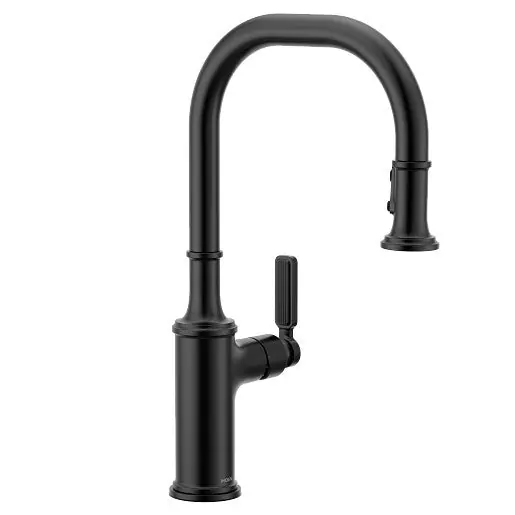 Moen 7770bl Smyth Matte Black One-handle High Arc Pulldown Kitchen Faucet