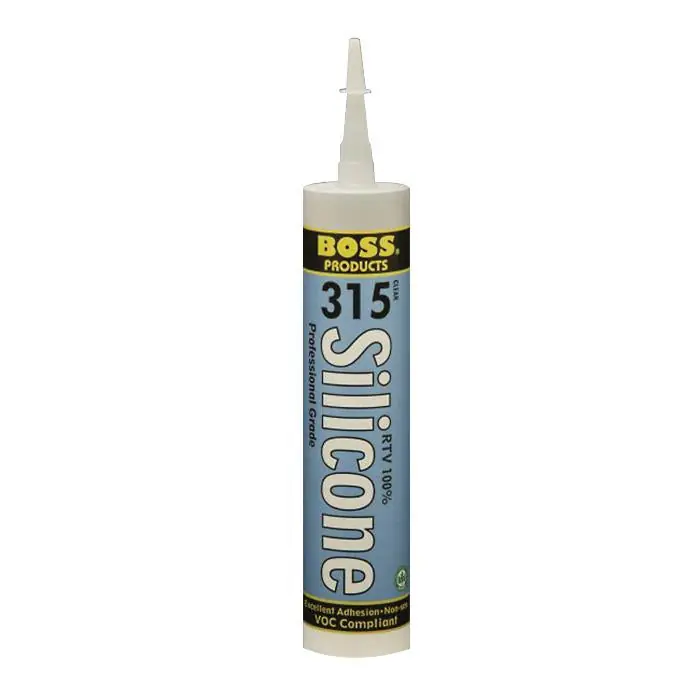 Boss Products boss31521 Rtv Industrial Silicone Sealant Paste White Acetic 3 Oz Tube