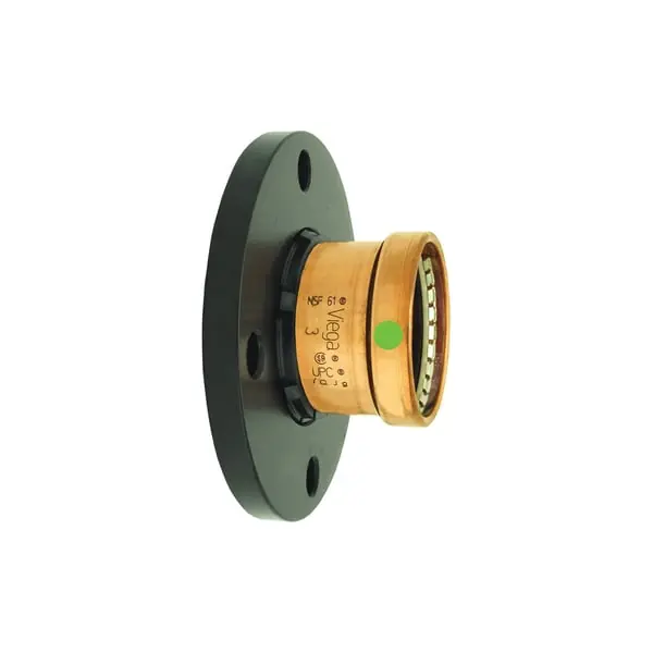 Viega VIEGADCFLG4 Propress Xl-c Adapter Flange 4 X 8 Inches Press X Bolt Pattern Copper