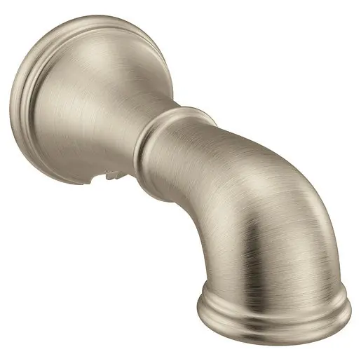 Moen 193371bn Belfield Brushed Nickel Non-diverter Tub Spout 7.75 Inches Slip Fit