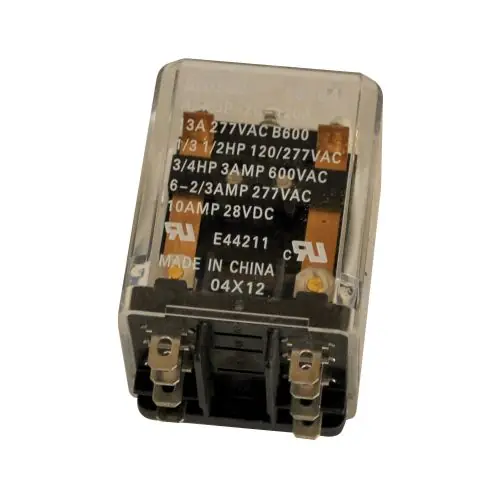 Mars 43064 Enclosed Switching Relay Dpdt 120V Plug Mount