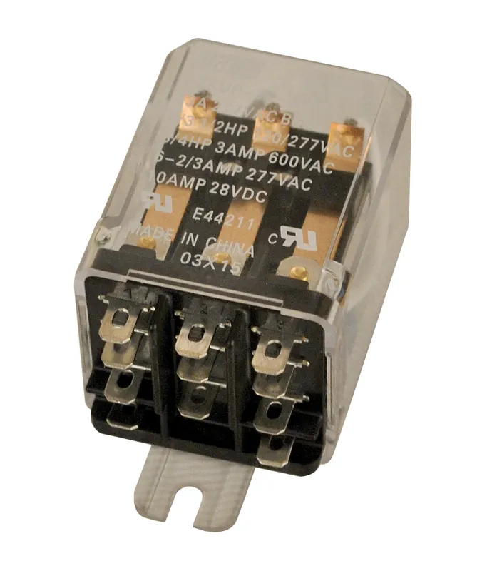 Mars 43052 Enclosed Switching Relay 24VAC 3PDT