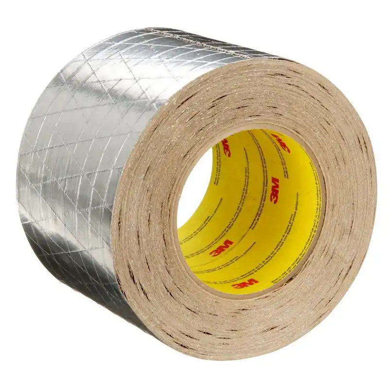 3M 1525cw-silver_4x50 Fsk Facing Tape Silver 4 Inches X 50 Yards