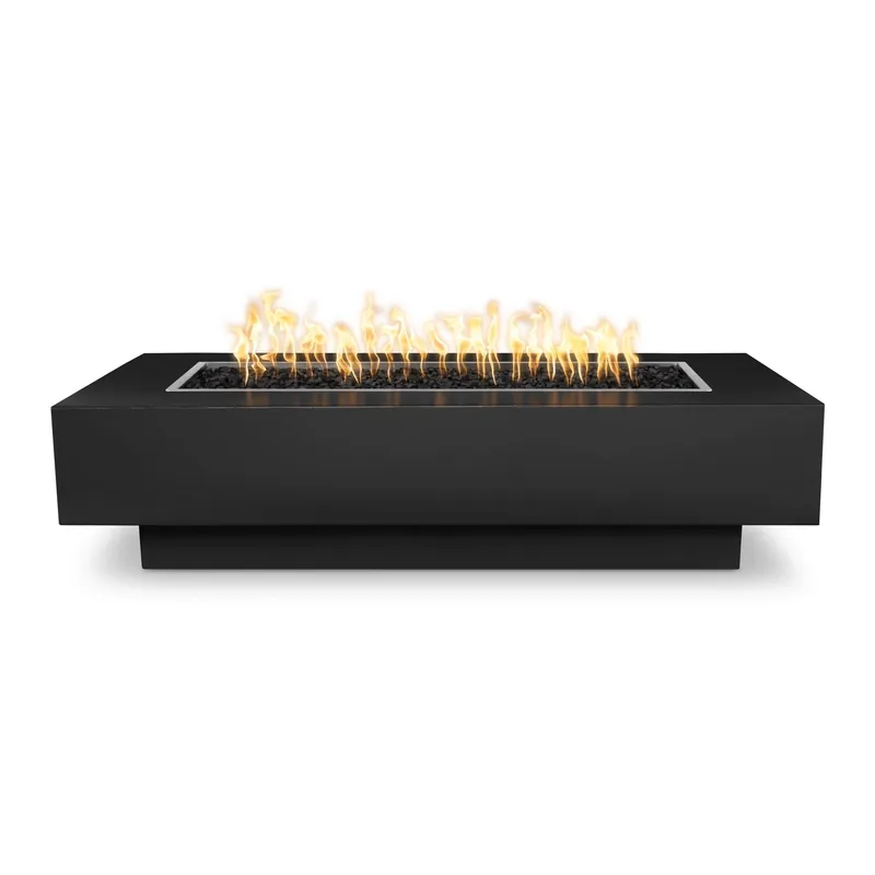 Outdoor Plus Opt-Corpc48-Blk-Ng Coronado 48 Inch Rectangular Natural Gas Fire Pit