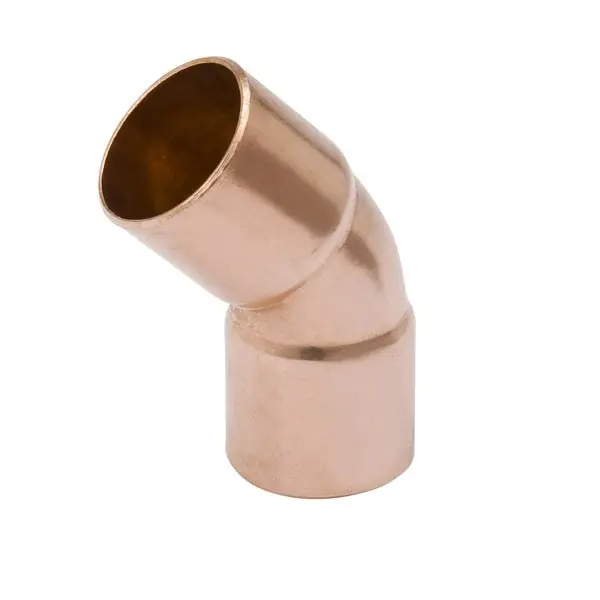 Mueller Streamline w03073 45 Degree Elbow C X C 4 Inches Wrot Copper Solder Joint Fitting