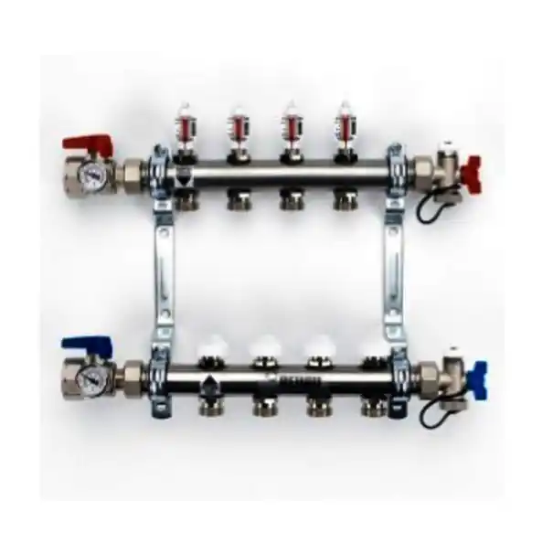 Rehau 381106-001 Pro-balance 1 Inch Stainless Steel Manifold 6 Station