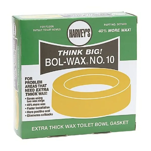 Oatey HAR007400 Bol-wax No. 10 Standard Extra-thick Wax Gasket for Floor Closet Bowl