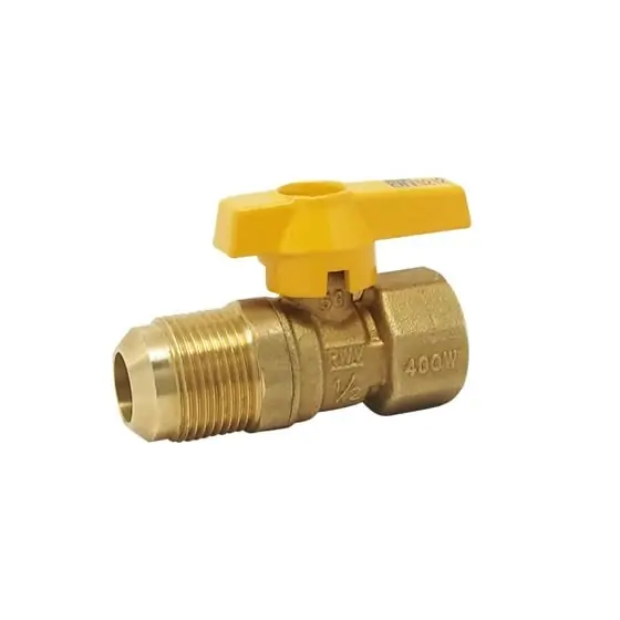 Red 5212 CSA Gas Ball Valve (1/2 inches x 15/16 inches)