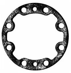 Strainer Screen and Cylinder s-71 Pump Cover Gasket 3.5 Inches Outer Diameter H/j/k