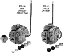 Robertshaw 700-208 Snap Throttle Remote Bulb Combination Gas Valve