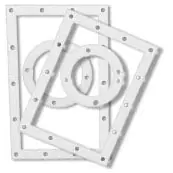 Lynn Manufacturing 9513 Replacement Rectangular Burner Plate Gasket 10.25 Inches X 16 Inches Miller Nordyne Mobile Home 20-pack
