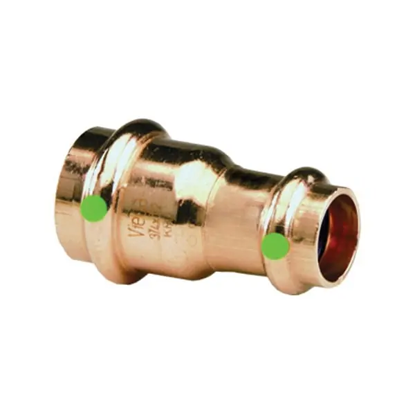 Viega VIEGRED112114 Propress Pipe Reducer 1-1/2 X 1-1/4 Inches Copper Press Fitting