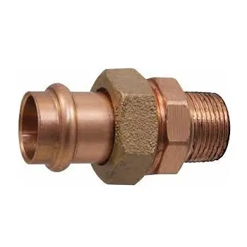 Nibco UCMIP12 Press X Mnpt Wrot Copper Union 1/2 Inches PC633-4
