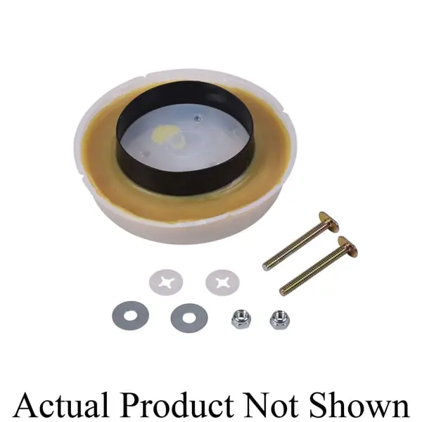 Oatey HAR006050 No-seep No. 5 Wax Gasket with Plastic Flange for Floor Closet Bowls and 4 Inch Waste Lines