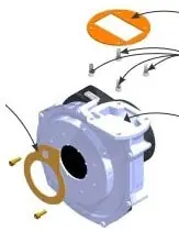 Utica Boilers 550002291 Blower Kit Blower Motor
