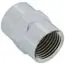 Wal-rich 341404 1/2 Inches Chrome Plated Brass Coupling Lead Free Threaded Fnpt