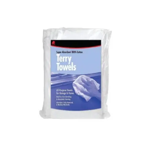 Pro-edge RAGS Terry Towels All Purpose 12 Pack