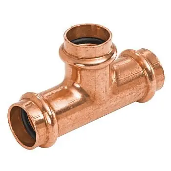 Nibco TRED211 Wrot Copper Press Tee 2 Inches X 1 Inches X 1 Inches Press X Press X Press