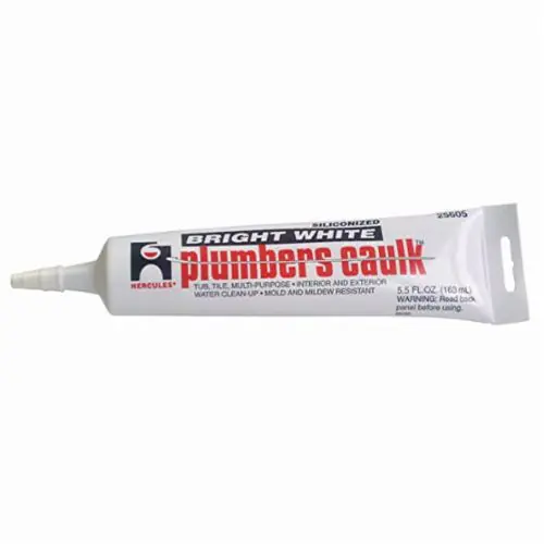 Oatey HERCAULK Plumbers Caulk 5.5 Fl-oz Tube White