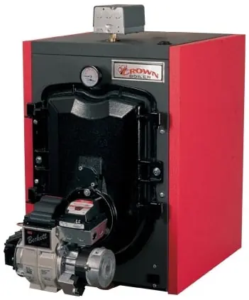 Velocity Boiler Works 41100b Cast Iron Residential Oil-fired Hot Water Boiler 123 Mbh 1-1/2 Inches Fpt Supply 6 Inches Vent 50 Psi
