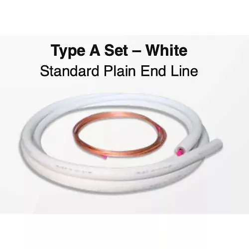 Icool A383412030 Type a Standard Plain End Line Set 3/8 X 3/4 X 1/2 Inches X 30 Feet White Pe Insulation