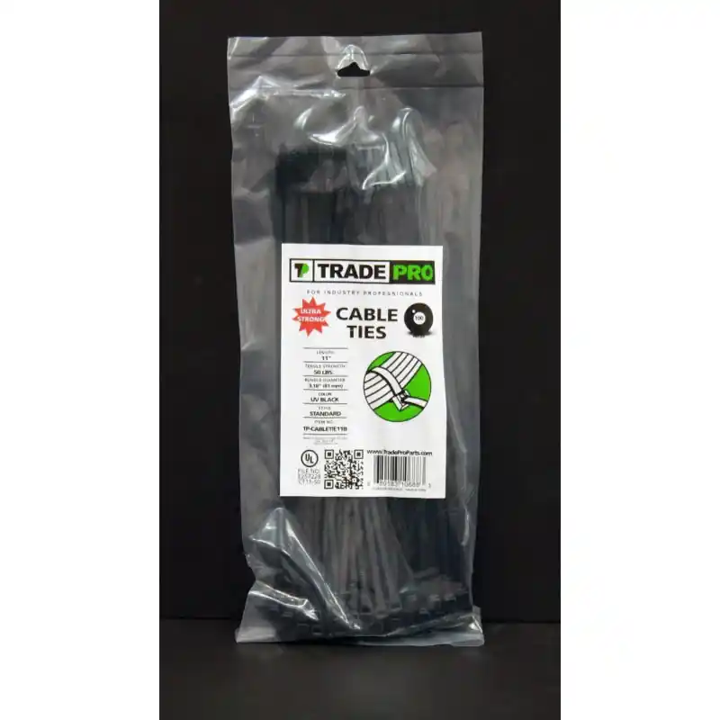 Tradepro Tp-cabletie14b Cable Ties 14 inches 100pcs