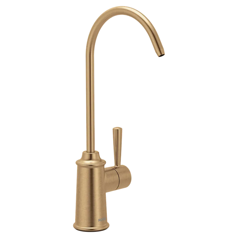 Moen f7600bzg Sip Traditional One-handle High Arc Beverage Faucet Brushed Gold