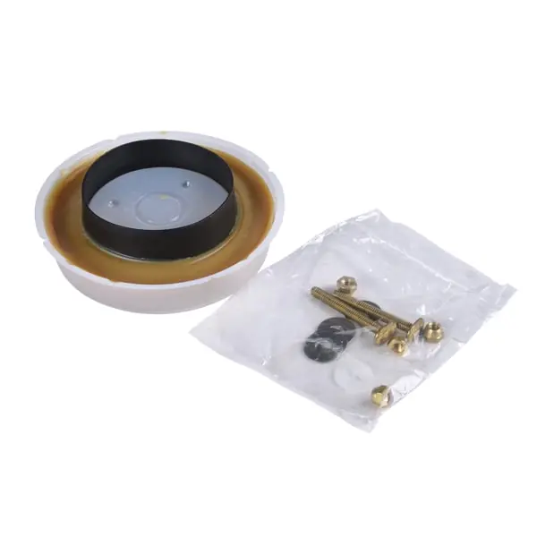 Oatey HERJOHNIRING4 Hercules Johni-ring Wax Gasket with Plastic Horn 4 Inches for 3 or 4 Inch Waste Lines Gold