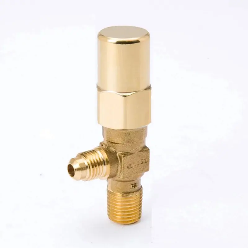 Mueller Refrigeration av1h-fa21a Packed Line Valve 1/4 Inches X 1/4 Inches Angle Non-backseating Nptfe Inlet to Flare Double O-ring Seal