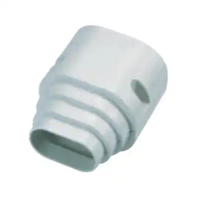 Line-hide nr-100 Line Set Cover Base End Socket 2-15/16 X 4-3/16 X 4-1/2 Inches