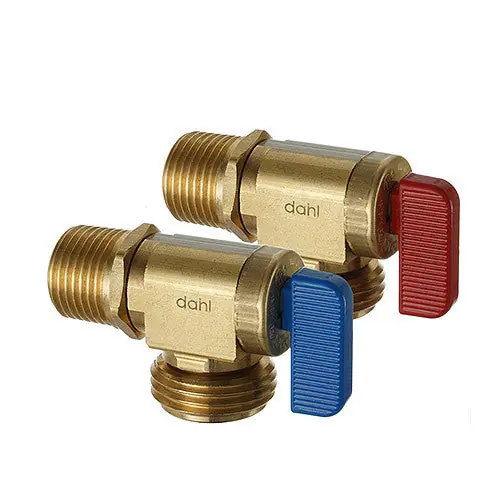 Dahl Valve 221-01-04-PK2 Hose and Boiler Drain Mini-Ball Valve (2 Pk)